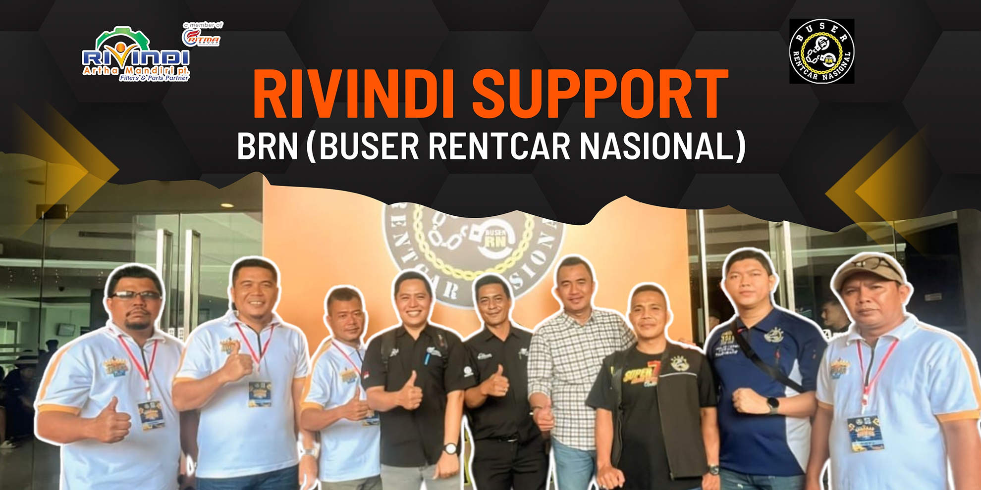 Rivindi Artha Mandiri Dukung BRN Korda Sumsel di MUNAS BRN 2025: Sinergi untuk Peluang Baru di Dunia Rental & Transportasi